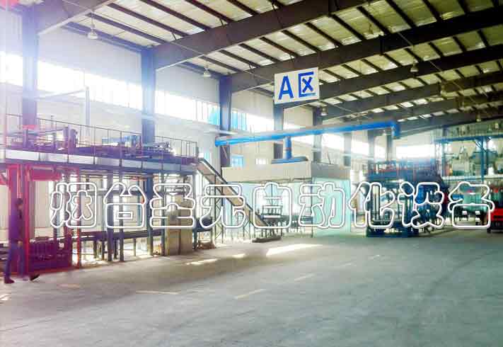 全自動(dòng)包裝高位碼垛生產(chǎn)線圖